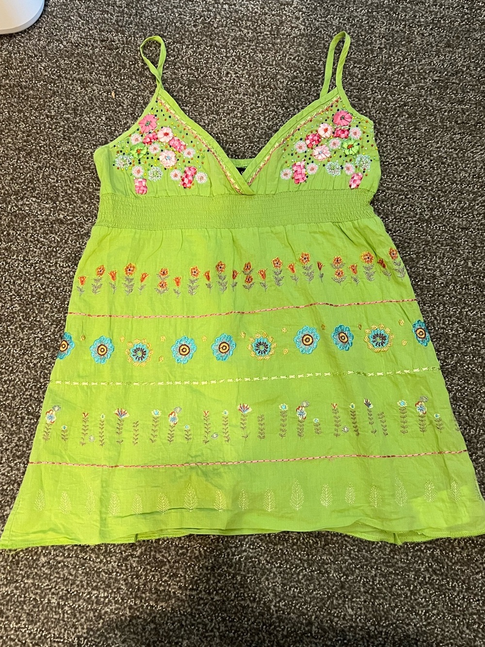 Vintage Y2K Embroidered Tank